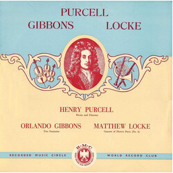 Henry Purcell / Orlando Gibbons / Matthew Locke / New Music String Quartet Pavan And Chacony / Two Fantasias / Consort Of Ffowre Parts (No. 6) Vinyl L