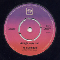 The Searchers Needles And Pins / Sugar And Spice USED VINYL 7INCH 45 RPM SINGLE REISSUE