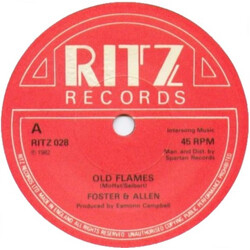 Foster & Allen Old Flames USED VINYL 7INCH 45 RPM SINGLE
