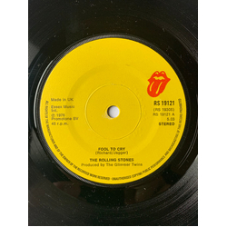 The Rolling Stones Fool To Cry Vinyl 7" USED