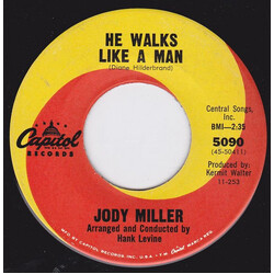 Jody Miller He Walks Like A Man / Looking At The World Through A Tear USED VINYL 7INCH 45 RPM