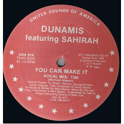 Dunamis / Sahirah You Can Make It USED VINYL 12INCH 33 S RPM