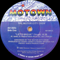 The Motor City Crew Let's Break Vinyl 12" USED