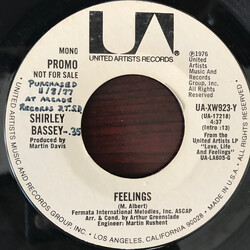 Shirley Bassey Feelings USED VINYL 7INCH 45 RPM PROMO