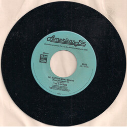 The T-Bones / Bob Lind No Matter What Shape / Elusive Butterfly Vinyl 7" USED