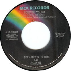 Bernadette Peters Forever Young USED VINYL 7INCH 45 RPM SINGLE