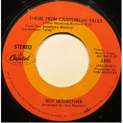 Roy Meriwether Theme From Canterbury Tales USED VINYL 7INCH 45 RPM
