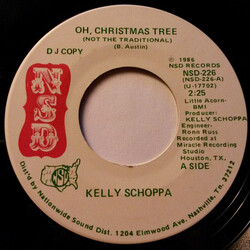 Kelly Schoppa Oh, Christmas Tree / White Christmas USED VINYL 7INCH 45 RPM SINGLE PROMO