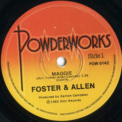 Foster & Allen Maggie USED VINYL 7INCH 45 RPM SINGLE