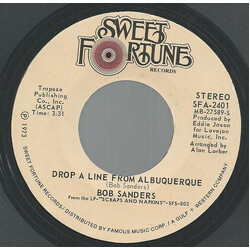 Bob Sanders (4) Drop A Line From Albuquerque USED VINYL 7INCH SINGLE