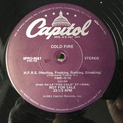T-Connection / Cold Fire (2) Everything Is Cool / H.F.R.S. (Hustling, Freaking, Rocking, Streaking) Vinyl 12" USED