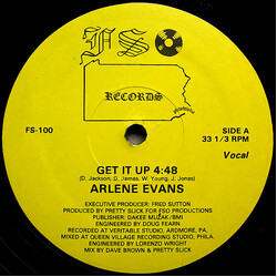 Arlene Evans Get It Up USED VINYL 12INCH 33 S RPM