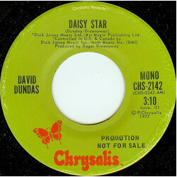 David Dundas Daisy Star USED VINYL 7INCH 45 RPM PROMO