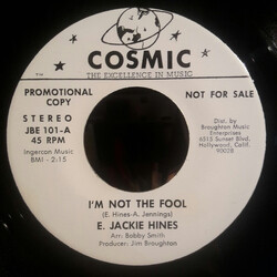 E. Jackie Hines I'm Not The Fool USED VINYL 7INCH PROMO