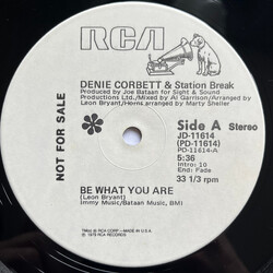 Denie Corbett / Station Break Be What You Are / You Put The Music In Me Vinyl 12" USED