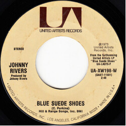 Johnny Rivers Blue Suede Shoes / Stories To A Child USED VINYL 7INCH 45 RPM SINGLE STYRENE STEREO
