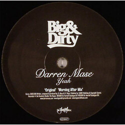 Darren Mase Yeah USED VINYL 12INCH