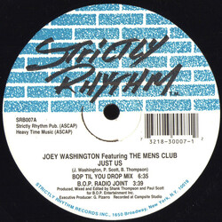 Joey Washington / The Mens Club Just Us USED VINYL 12INCH 33 S RPM
