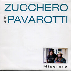 Zucchero / Luciano Pavarotti Miserere USED VINYL 7INCH 45 RPM SINGLE