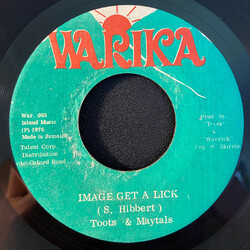 Toots & The Maytals Image Get A Lick USED VINYL 7INCH 45 RPM