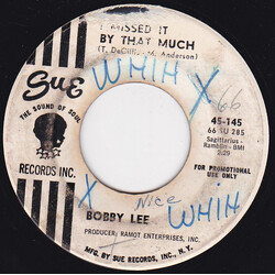 Bobby Lee (25) I Missed It By That Much / I'm Not Afraid USED VINYL 7INCH 45 RPM SINGLE PROMO