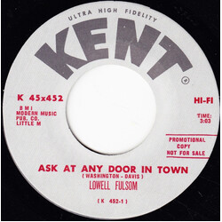 Lowell Fulson Ask At Any Door In Town USED VINYL 7INCH 45 RPM PROMO