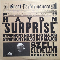 Joseph Haydn / George Szell / The Cleveland Orchestra "Surprise" (Symphony No. 94 In G Major / Symphony No. 93 In D Major) Vinyl LP USED