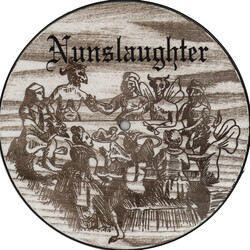 NunSlaughter / Dekapitator NunSlaughter / Blood On Steel USED VINYL 7INCH 33 S RPM EP LIMITED EDITION PICTURE DISC REISSUE