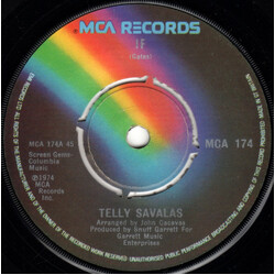 Telly Savalas If USED VINYL 7INCH 45 RPM