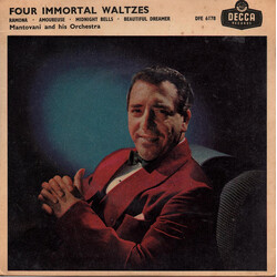 Mantovani And His Orchestra Four Immortal Waltzes USED VINYL 7INCH 45 RPM EP REISSUE