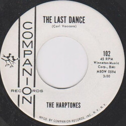 The Harptones The Last Dance USED VINYL 7INCH 45 RPM