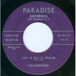 The Harptones Life Is But A Dream / You Know You're Doing Me Wrong USED VINYL 7INCH 45 RPM REISSUE