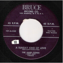 The Harptones A Sunday Kind Of Love / I'll Never Tell USED VINYL 7INCH 45 RPM SINGLE