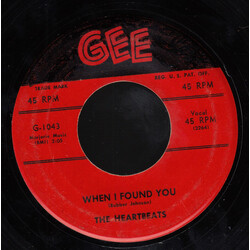 The Heartbeats When I Found You / Hands Off My Baby USED VINYL 7INCH 45 RPM