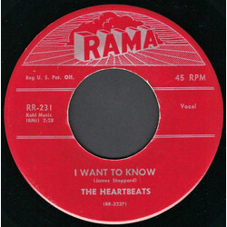 The Heartbeats I Want To Know / Everybody's Somebody's Fool USED VINYL 7INCH