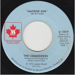 Commodores Machine Gun Vinyl 7" USED