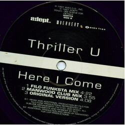 Thriller U Here I Come USED VINYL 12INCH 33 S RPM