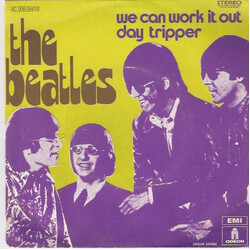 The Beatles We Can Work It Out / Day Tripper USED VINYL 7INCH 45 RPM SINGLE REISSUE STEREO