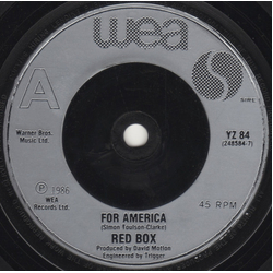 Red Box For America Vinyl 7" USED