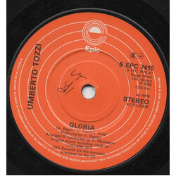 Umberto Tozzi Gloria Vinyl 7" USED