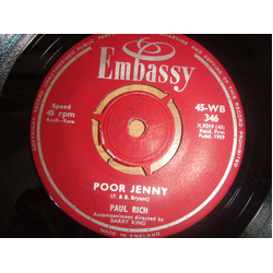 Paul Rich Poor Jenny Vinyl 7" USED