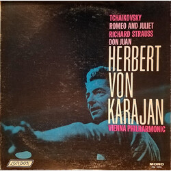 Pyotr Ilyich Tchaikovsky / Herbert von Karajan / Richard Strauss Romeo And Juliet: Fantasy Overture / Don Juan (Op.20) Vinyl LP USED