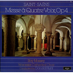 Camille Saint-Saëns / Roy Massey / Choir Of Worcester Cathedral / Donald Hunt Messe À Quatre Voix, Op.4 Vinyl LP USED
