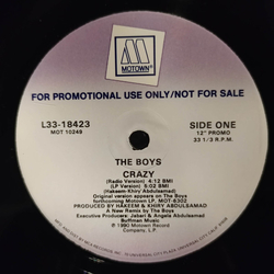 The Boys Crazy Vinyl 12" USED