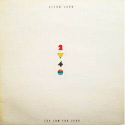 Elton John Too Low For Zero Vinyl LP USED