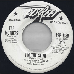 The Mothers I'm The Slime / Montana USED VINYL 7INCH 45 RPM SINGLE PROMO