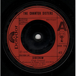 Chanter Sisters Sideshow Vinyl 7" USED