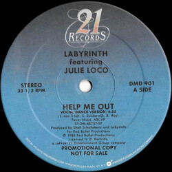 Labyrinth (4) / Julia Loko Help Me Out USED VINYL 12INCH 33 S RPM MAXI-SINGLE PROMO