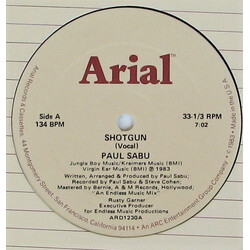 Paul Sabu Shotgun USED VINYL 12INCH 33 S RPM