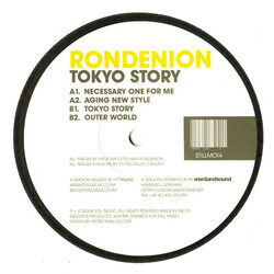 Rondenion Tokyo Story USED VINYL 12INCH 33 S RPM